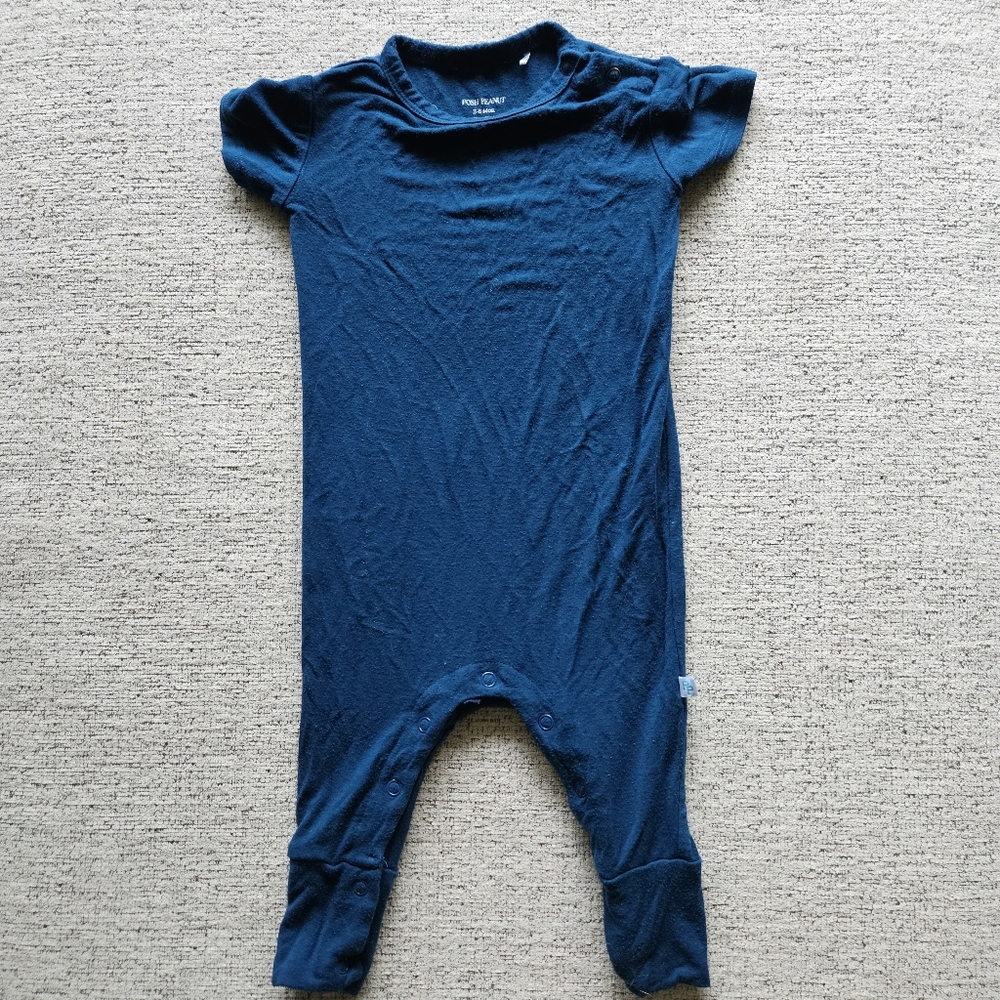 Posh Peanut Bamboo short sleeve romper